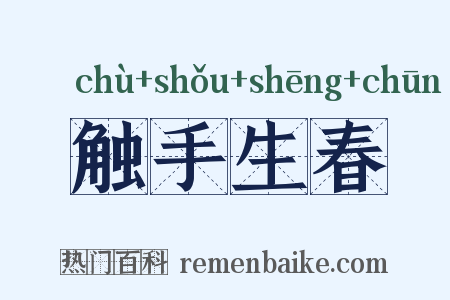 触手生春是什么意思的图片